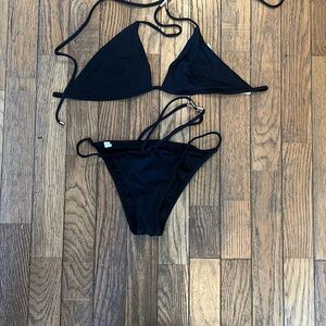 Black Women's Swim Bikini Set